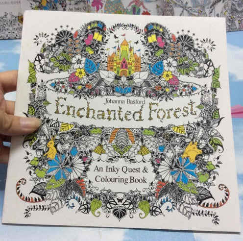 Enchanted Forest Antistress Adult Coloring Books